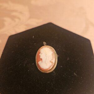 Vintage Sterling Silver Cameo
